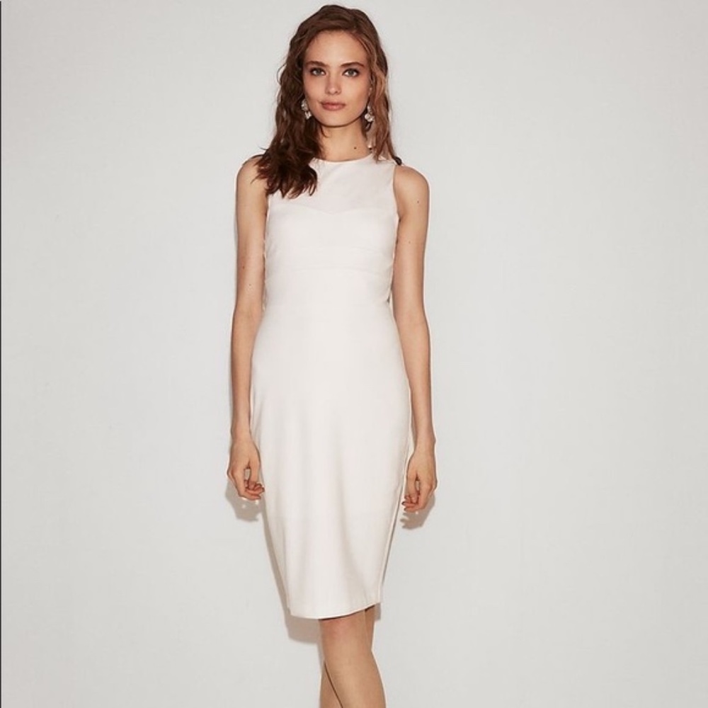NWT Express Seamed Sleeveless Sheath Dress Sz. M